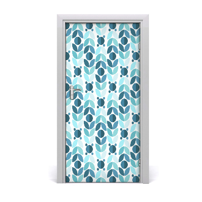 Autocolante para porta Fundo geométrico