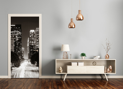 Papel de parede em porta Los Angeles à noite