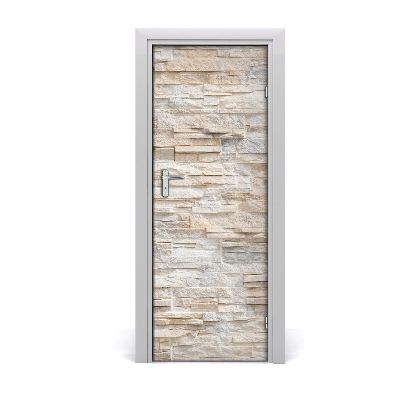 Adesivo em porta Parede de tijolos