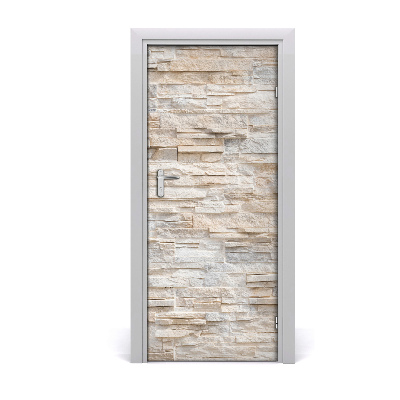 Adesivo em porta Parede de tijolos