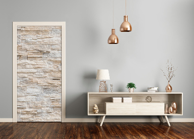 Adesivo em porta Parede de tijolos