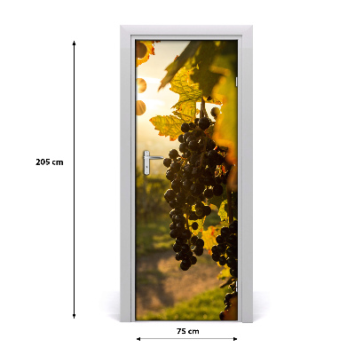 Autocolante para porta Paisagens da Vinha