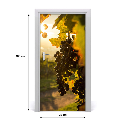 Autocolante para porta Paisagens da Vinha