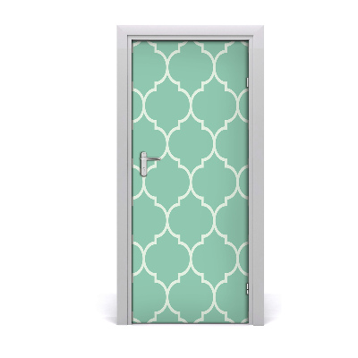 Papel de parede em porta fundo marroquino