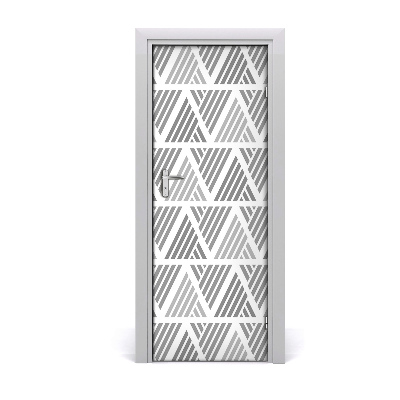 Autocolante para porta Fundo geométrico
