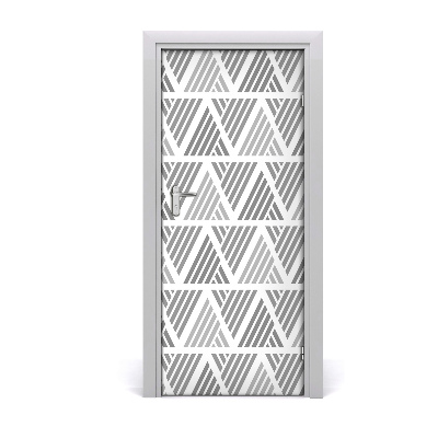 Autocolante para porta Fundo geométrico