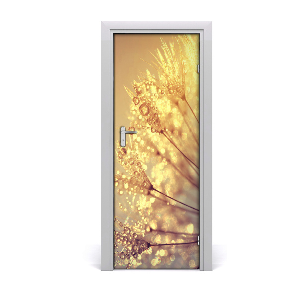 Papel de parede em porta Sementes de dente-de-leão