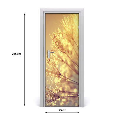Papel de parede em porta Sementes de dente-de-leão