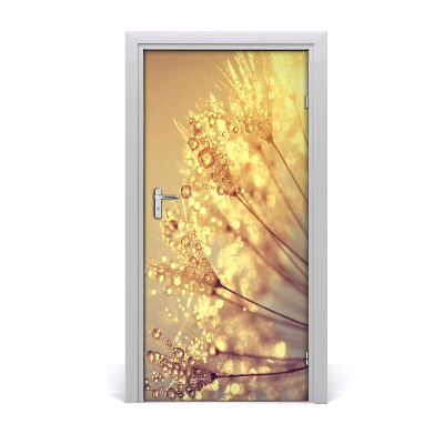 Papel de parede em porta Sementes de dente-de-leão