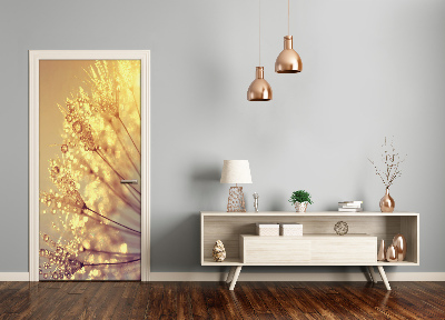 Papel de parede em porta Sementes de dente-de-leão