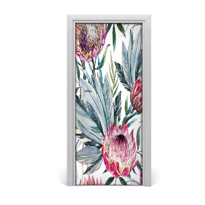 Papel de parede em porta Protea
