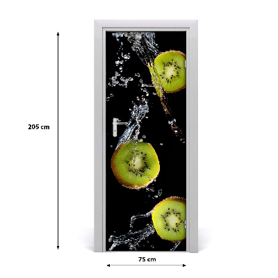 Adesivo em porta Kiwi