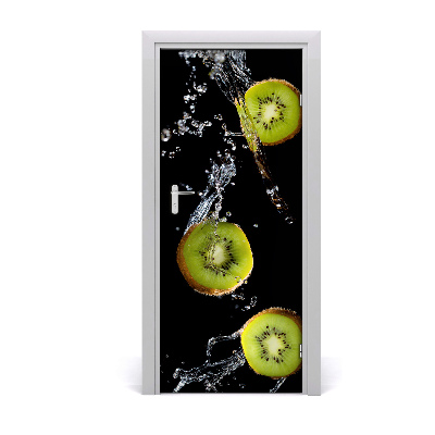 Adesivo em porta Kiwi