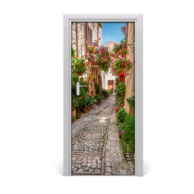 Papel de parede em porta Úmbria Itália