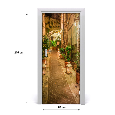 Autocolante para porta Úmbria Itália