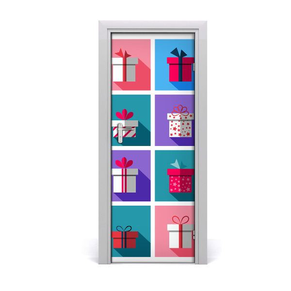 Autocolante para porta Apresenta