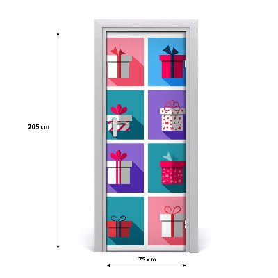 Autocolante para porta Apresenta