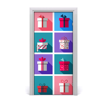 Autocolante para porta Apresenta