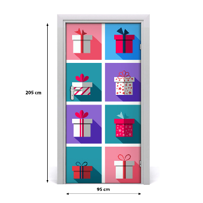 Autocolante para porta Apresenta