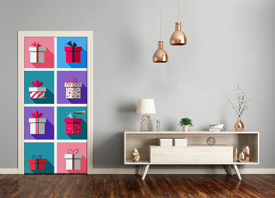 Autocolante para porta Apresenta