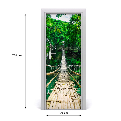 Adesivo em porta Ponte suspensa