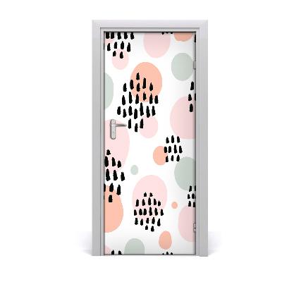 Papel de parede em porta Fundo abstrato