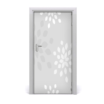 Autocolante para porta Padrão floral