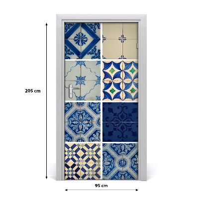 Adesivo em porta Azulejos portugueses