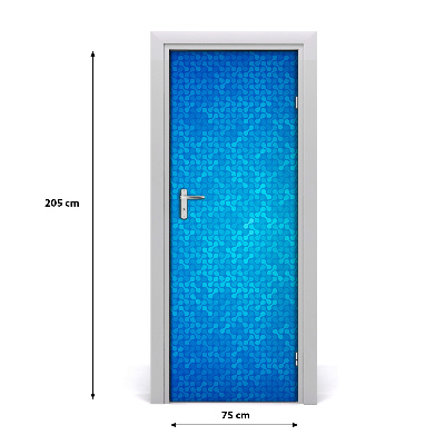 Papel de parede em porta Fundo abstrato