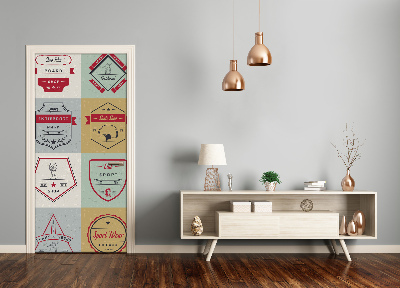 Autocolante para porta Placas de skate