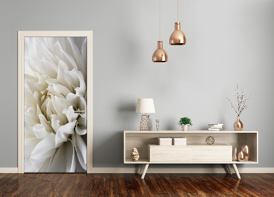 Adesivo em porta Dália branca