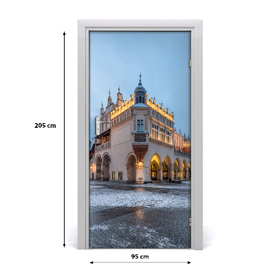 Autocolante para porta Cracóvia, Polônia