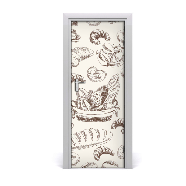 Adesivo em porta Pão