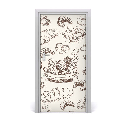 Adesivo em porta Pão