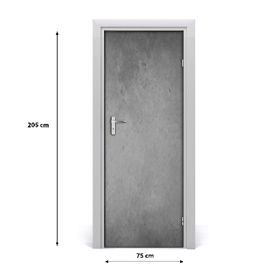 Papel de parede em porta Fundo de concreto