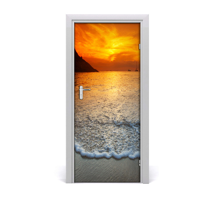 Adesivo em porta Pôr do sol