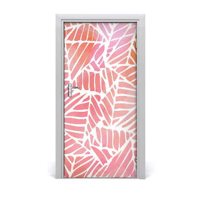 Autocolante para porta Padrão abstrato