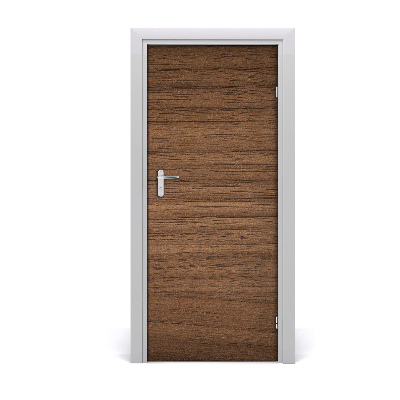 Adesivo em porta Fundo de madeira