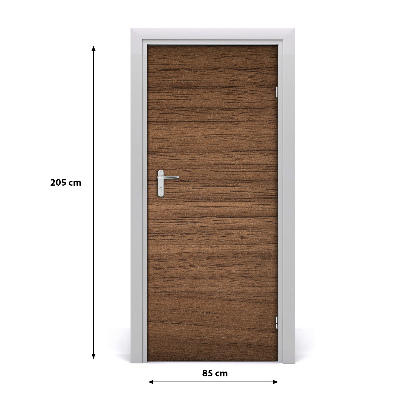 Adesivo em porta Fundo de madeira