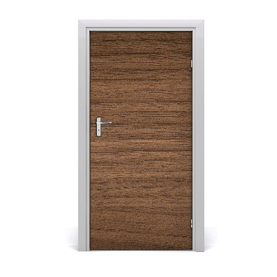 Adesivo em porta Fundo de madeira