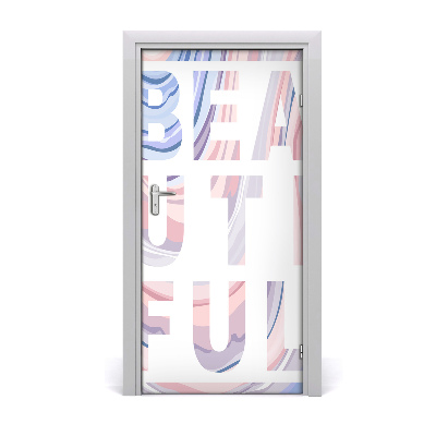 Adesivo em porta Lindo