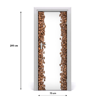 Autocolante para porta Grãos de café