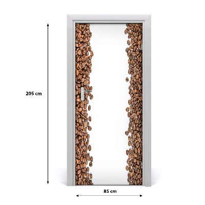 Autocolante para porta Grãos de café