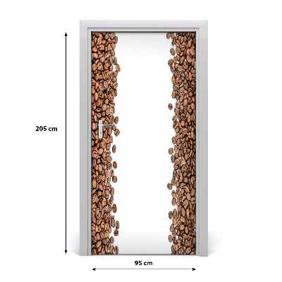 Autocolante para porta Grãos de café