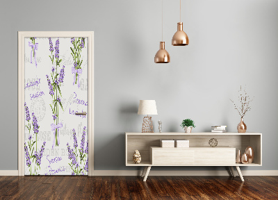 Adesivo em porta Lavanda