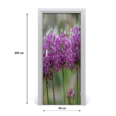 Autocolante para porta Flores de alho