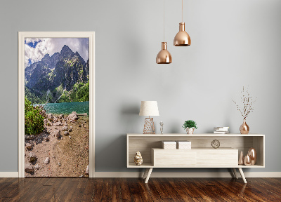 Adesivo em porta Lago nas montanhas