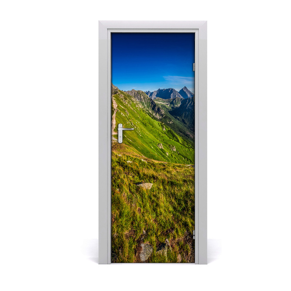 Papel de parede em porta Paisagens das Montanhas Tatra