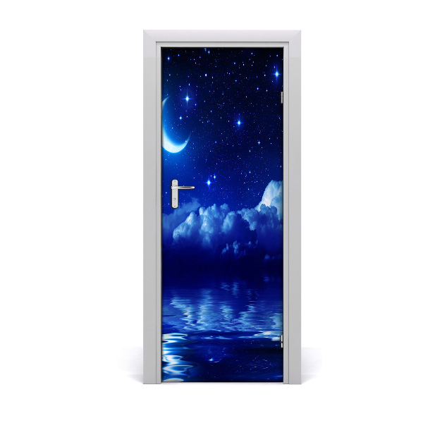 Papel de parede em porta O céu à noite