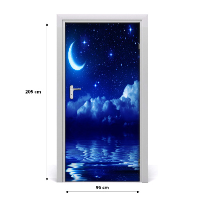 Papel de parede em porta O céu à noite